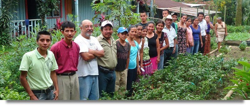 A photo of staff and participants of the Seeds for a Future program in Guatemala.